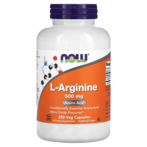NOW Foods L-Arginine 500 mg 250 viên 733739000316
