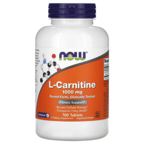NOW Foods L-Carnitine 1000 mg 100 viên 733739000682
