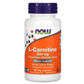 NOW Foods L-Carnitine 500 mg 60 viên 733739000729