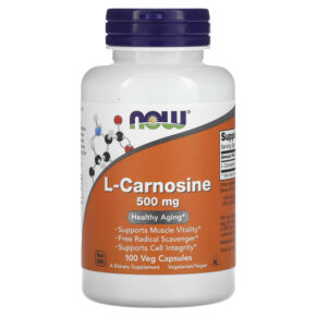 NOW Foods L-Carnosine 500 mg 100 viên 733739000798