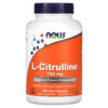 NOW Foods L-Citrulline 750 mg 180 viên 733739001030