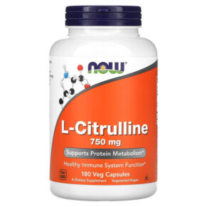 NOW Foods L-Citrulline 750 mg 180 viên 733739001030