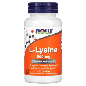 NOW Foods L-Lysine 500 mg 100 viên 733739001009