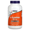 NOW Foods L-Lysine 500 mg 250 viên 733739001122