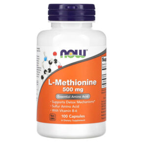 NOW Foods L-Methionine 500 mg 100 viên 733739001177