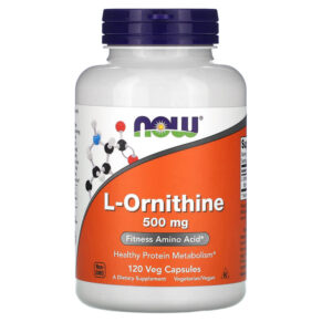 NOW Foods L-Ornithine 500 mg 120 viên 733739001221
