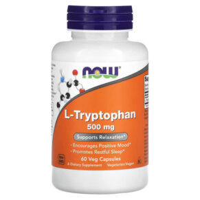 NOW Foods L-Tryptophan 500 mg 60 viên 733739001665