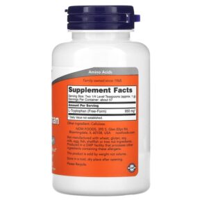 NOW Foods L-Tryptophan Powder 2 oz (57 g) 733739002631