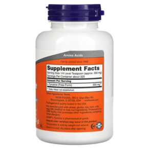 NOW Foods L-Tyrosine Pure Powder 4 oz (113 g) 733739002655