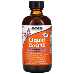 NOW Foods Liquid CoQ10 100 mg 4 fl oz (118 ml) 733739031860
