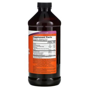 NOW Foods Liquid Glucosamine & Chondroitin with MSM 16 fl oz (473 ml) 733739031754