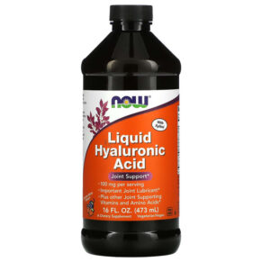 NOW Foods Liquid Hyaluronic Acid Berry 100 mg 16 fl oz (473 ml) 733739031594