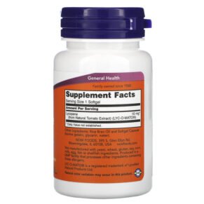 NOW Foods Lycopene 10 mg 60 Softgels 733739030603