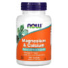 NOW Foods Magnesium & Calcium 100 viên 733739012777