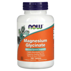 NOW Foods Magnesium Glycinate 180 viên 733739012890