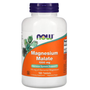 NOW Foods Magnesium Malate 1.000 mg 180 viên 733739013002