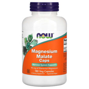 NOW Foods Magnesium Malate 180 viên 733739013033