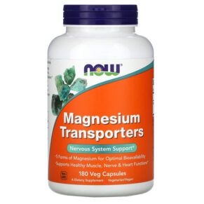 NOW Foods Magnesium Transporters 180 viên 733739013057