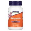NOW Foods Melatonin 3 mg 180 Lozenges 5 NOW Foods Melatonin 3 mg 180 viên 733739032591