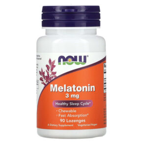 NOW Foods Melatonin 3 mg 90 viên 733739032584