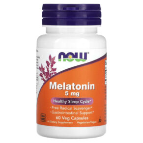 NOW Foods Melatonin 5 mg 60 viên 733739035554