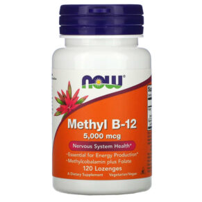 NOW Foods Methyl B-12 5000 mcg 120 viên 733739004932