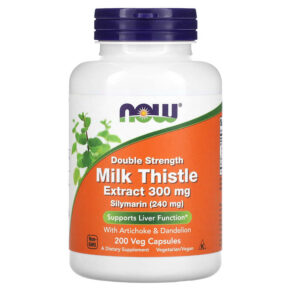 NOW Foods Milk Thistle Extract Double Strength 300 mg 200 viên 733739047533