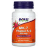 NOW Foods MK-7 Vitamin K-2 100 mcg 60 viên 733739009920