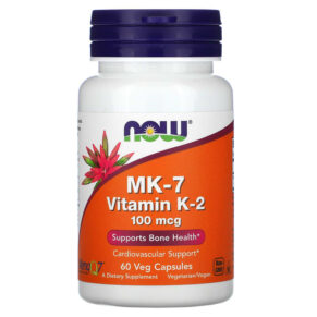 NOW Foods MK-7 Vitamin K-2 100 mcg 60 viên 733739009920