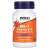 NOW Foods MK-7 Vitamin K-2 Extra Strength 300 mcg 60 viên 733739009944
