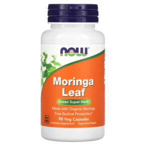 NOW Foods Moringa Leaf 90 viên 733739040206