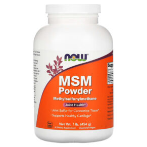 NOW Foods MSM Powder 1 lb (454 g) 733739021267
