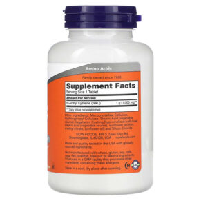 NOW Foods NAC 1.000 mg 120 Tablets 3 NOW Foods NAC 1.000 mg 120 Tablets 733739001856