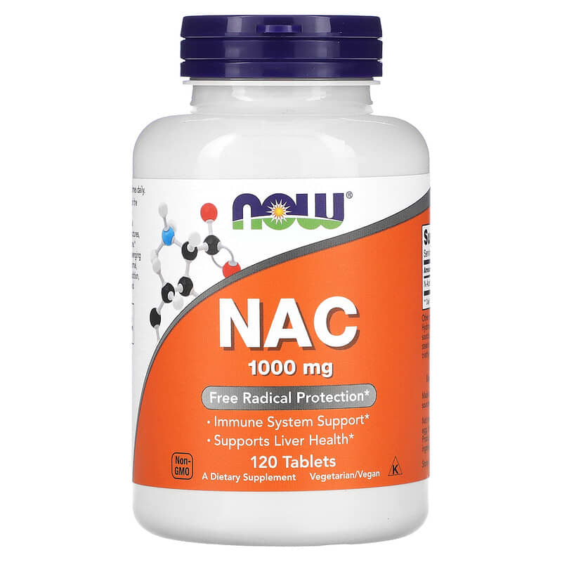 NOW Foods NAC 1.000 mg 120 Tablets 1 NOW Foods NAC 1.000 mg 120 viên 733739001856