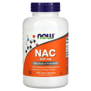 NOW Foods NAC 600 mg 250 viên 733739000866
