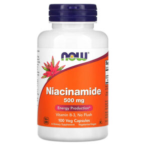NOW Foods Niacinamide 500 mg 100 viên 733739004789