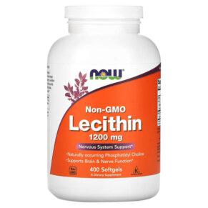 NOW Foods Non-GMO Lecithin 1.200 mg 400 viên 733739022141