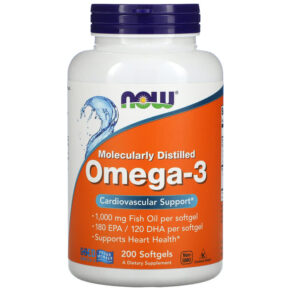 NOW Foods Omega-3 180 EPA/120 DHA 200 viên 733739016522