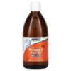 NOW Foods Omega-3 Fish Oil Lemon Flavored 16.9 fl oz (500 ml) 733739016607