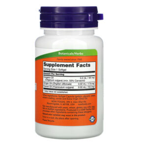 NOW Foods Oregano Oil 90 Softgels 733739047328