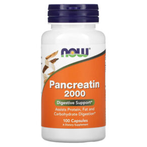 NOW Foods Pancreatin 2000 100 viên 733739029454