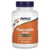 NOW Foods Pancreatin 2000 250 Capsules 4 NOW Foods Pancreatin 2000 250 viên 733739029461