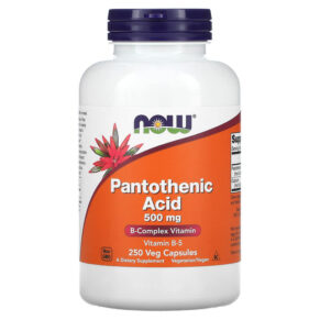 NOW Foods Pantothenic Acid 500 mg 250 viên 733739004888