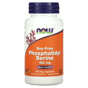 NOW Foods Phosphatidyl Serine Soy-Free 150 mg 60 viên 733739023896