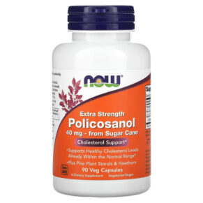 NOW Foods Policosanol Extra Strength 40 mg 90 viên 733739018250