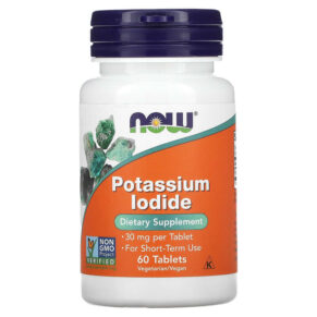 NOW Foods Potassium Iodide 30 mg 60 viên 733739014542