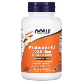 NOW Foods Probiotic-10 100 Billion 60 viên 733739029041