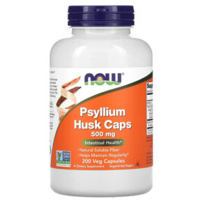 NOW Foods Psyllium Hush 500 mg 200 viên 733739059703