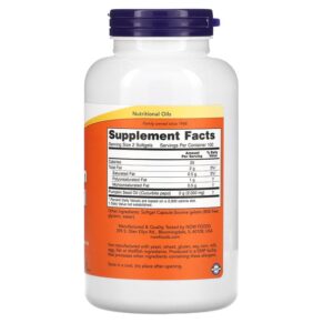 NOW Foods Pumpkin Seed Oil 1.000 mg 200 Softgels 733739018434