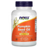 NOW Foods Pumpkin Seed Oil 500 mg 100 viên 733739018403